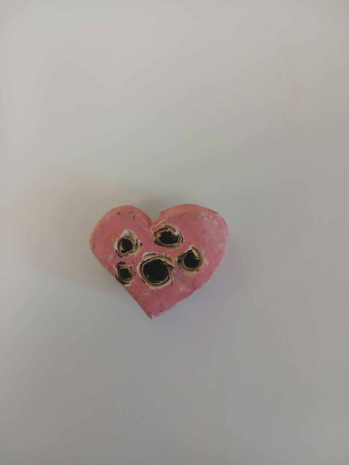 Pawprint Magnet: Heart Pink
