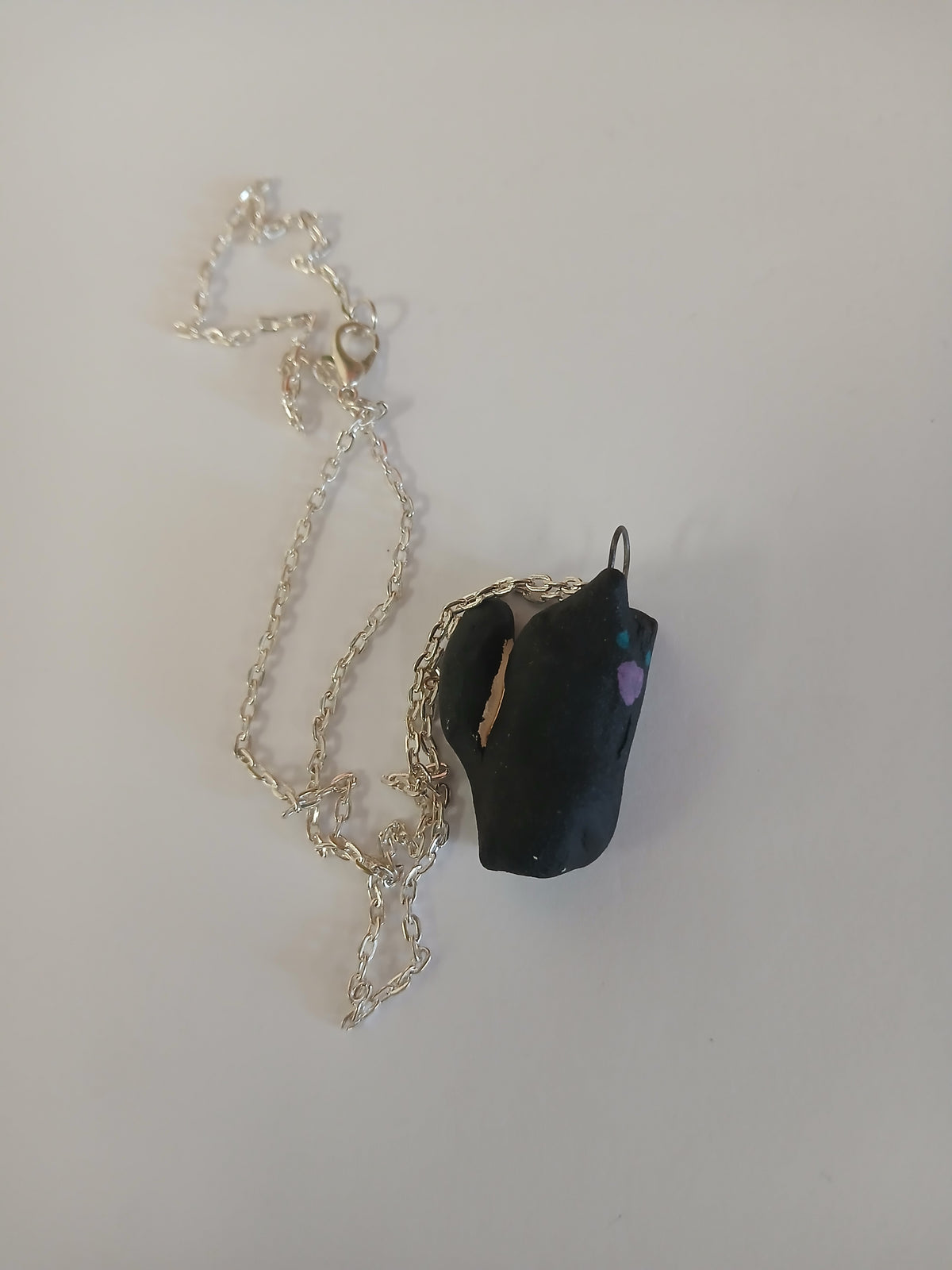 Cat Necklace: Black