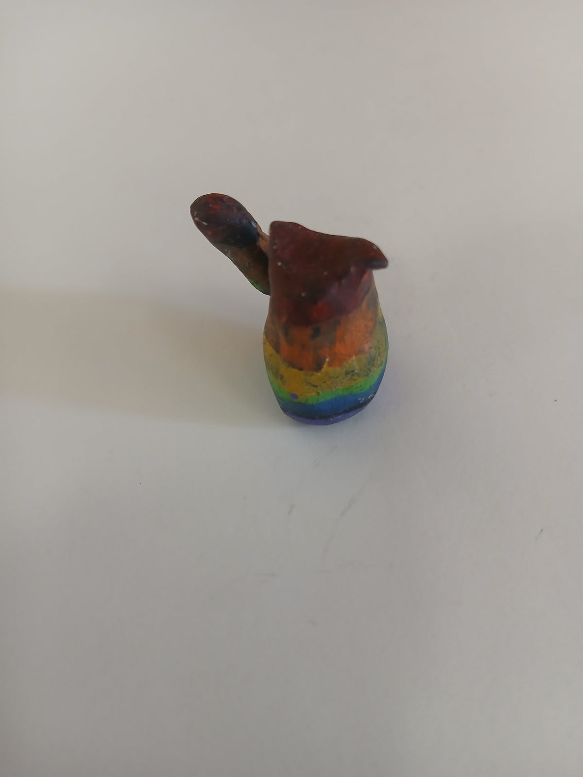 Mini Cat Figurine: Rainbow
