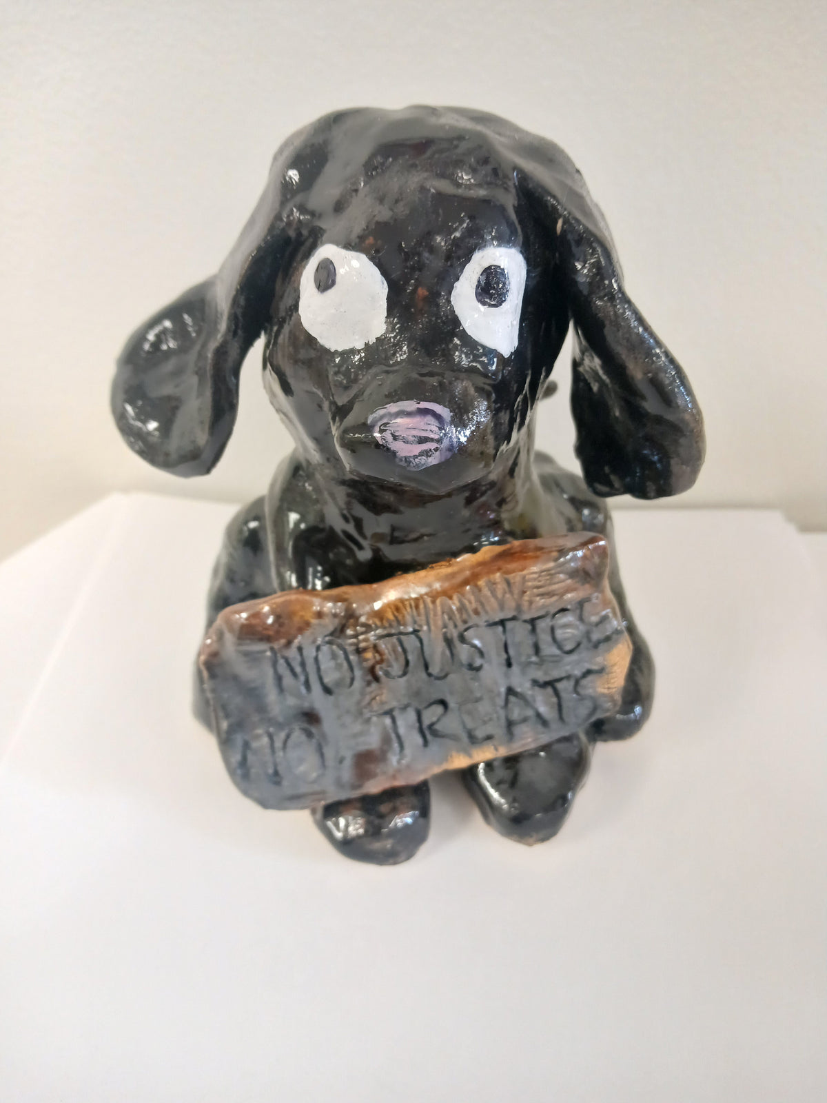 Dog Sculpture: Protest Puppy
