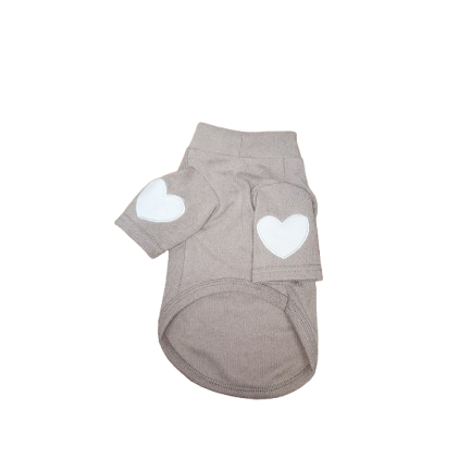 Heart Sleeve Dog Shirt