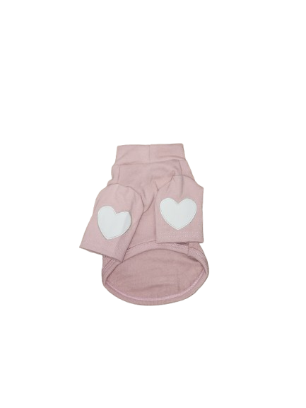 Heart Sleeve Dog Shirt