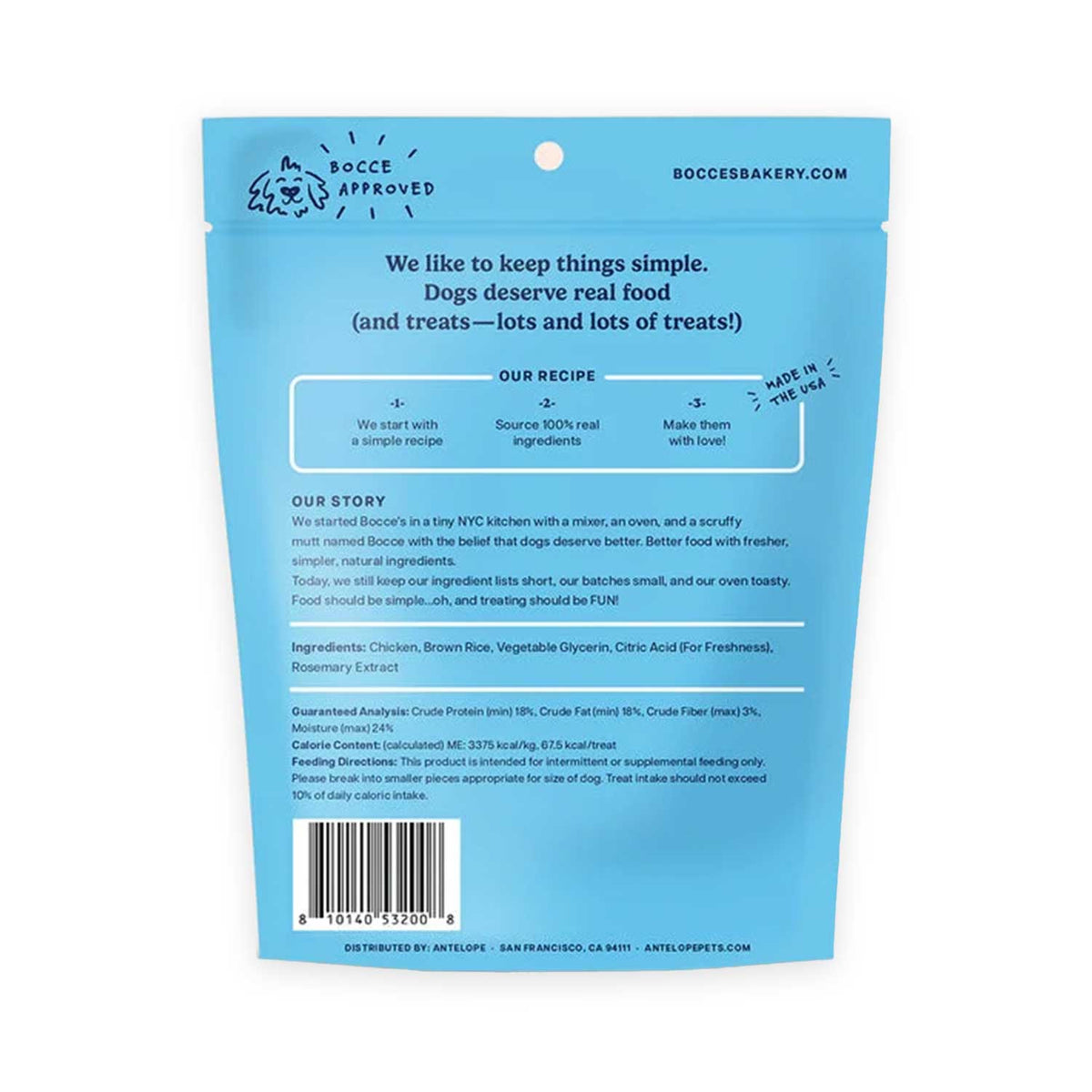 Chick'n Kettlebells Protein Jerky Cuts – 5 oz Dog Treats