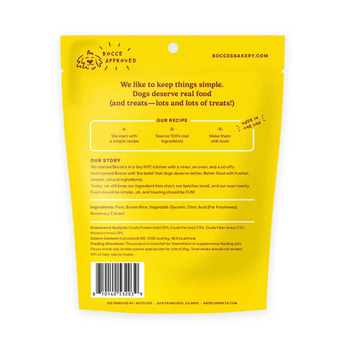 Pork Press Protein Jerky Cuts – 5 oz Dog Treats