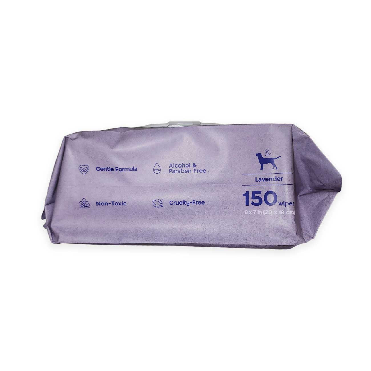 Greenbone Calming Dog Wipes Lavender Scented side packaging