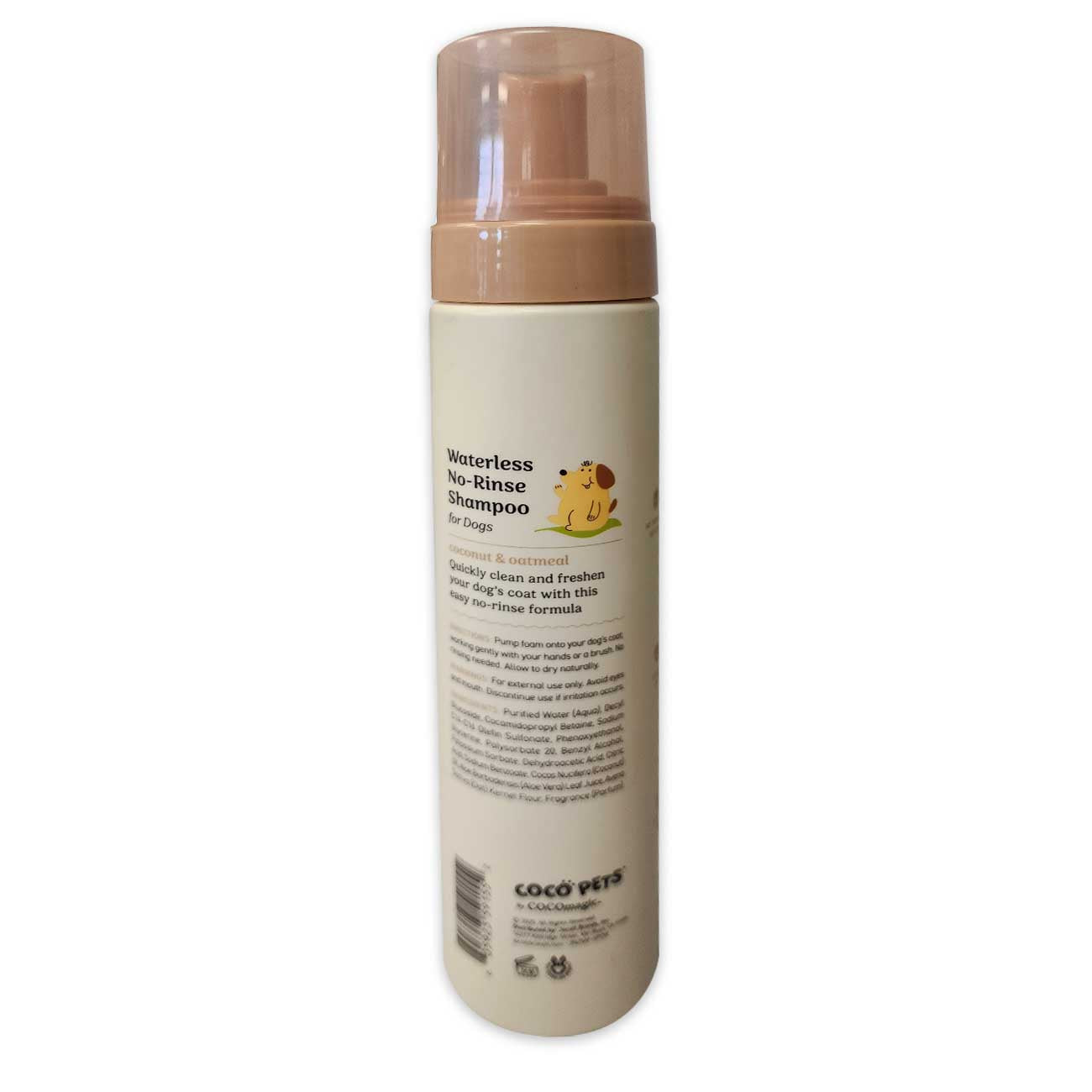 Waterless No-Rinse Shampoo (Coconut & Oatmeal) - Coco Pets by Coco Magic