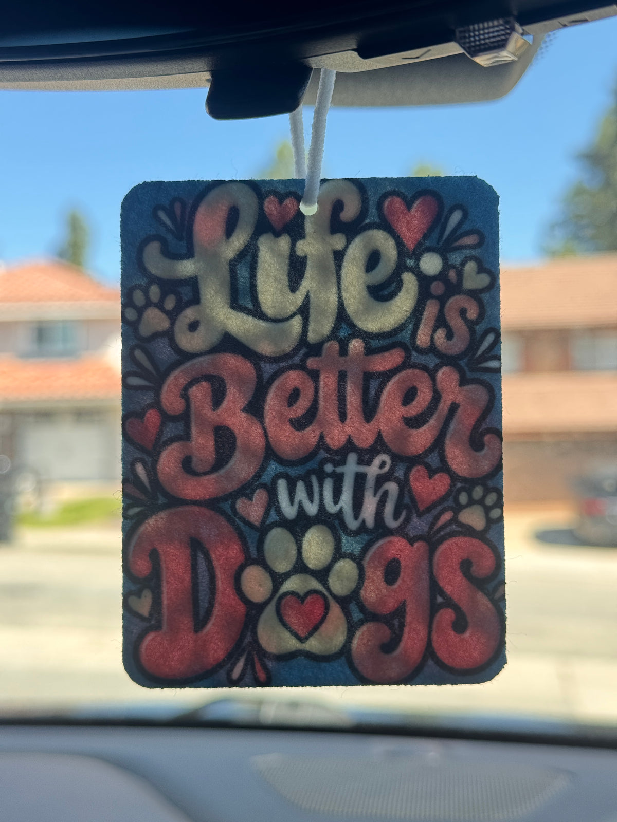Blue/Pink Cositas and Creations Air Freshener, 3x4