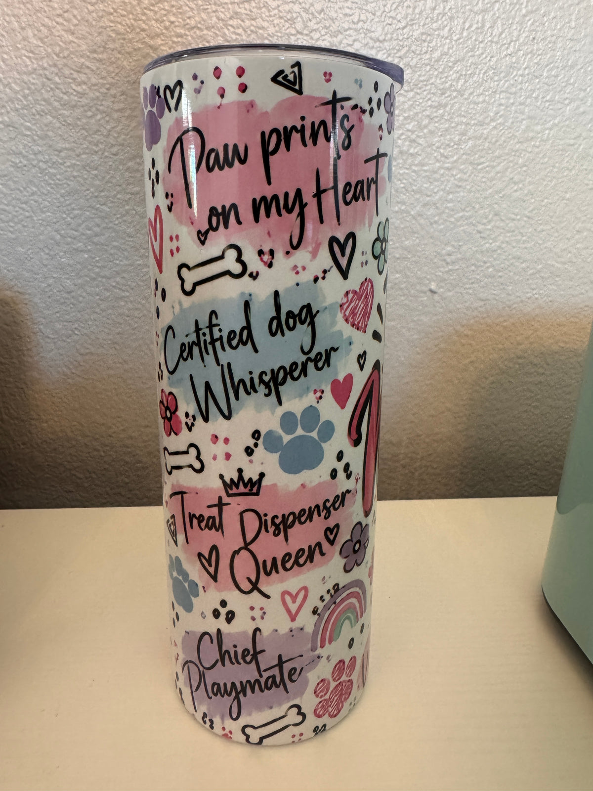 Colorful Cositas and Creations Tumbler, 20 ounces