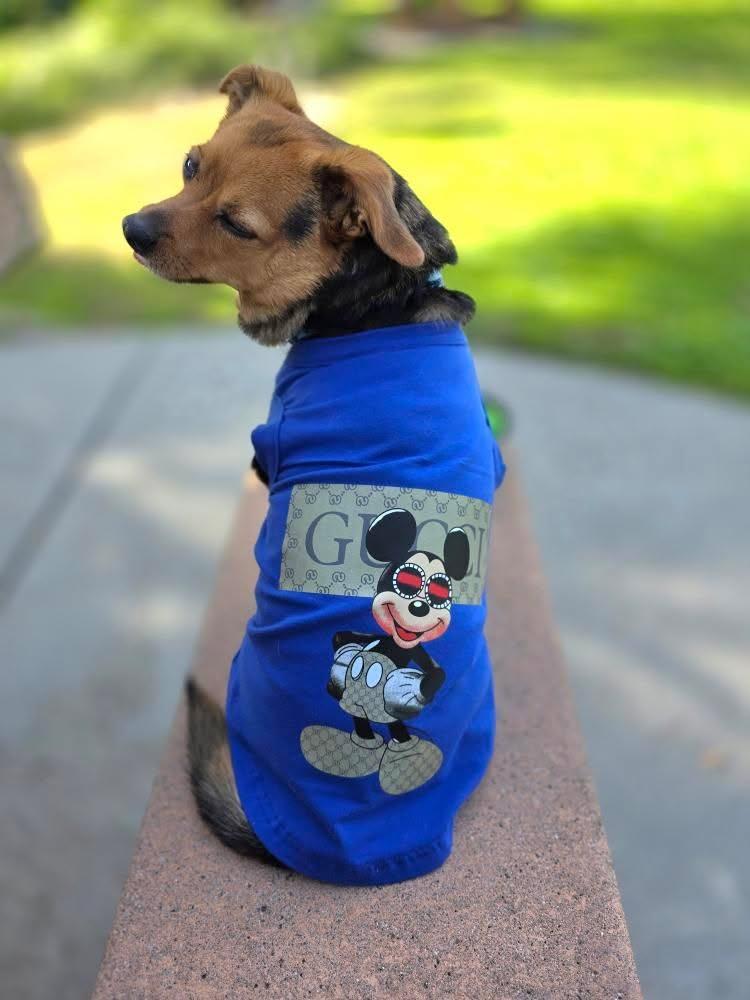 Mickey Dog T-Shirt – Designer Inspired Cartoon Pet Shirt