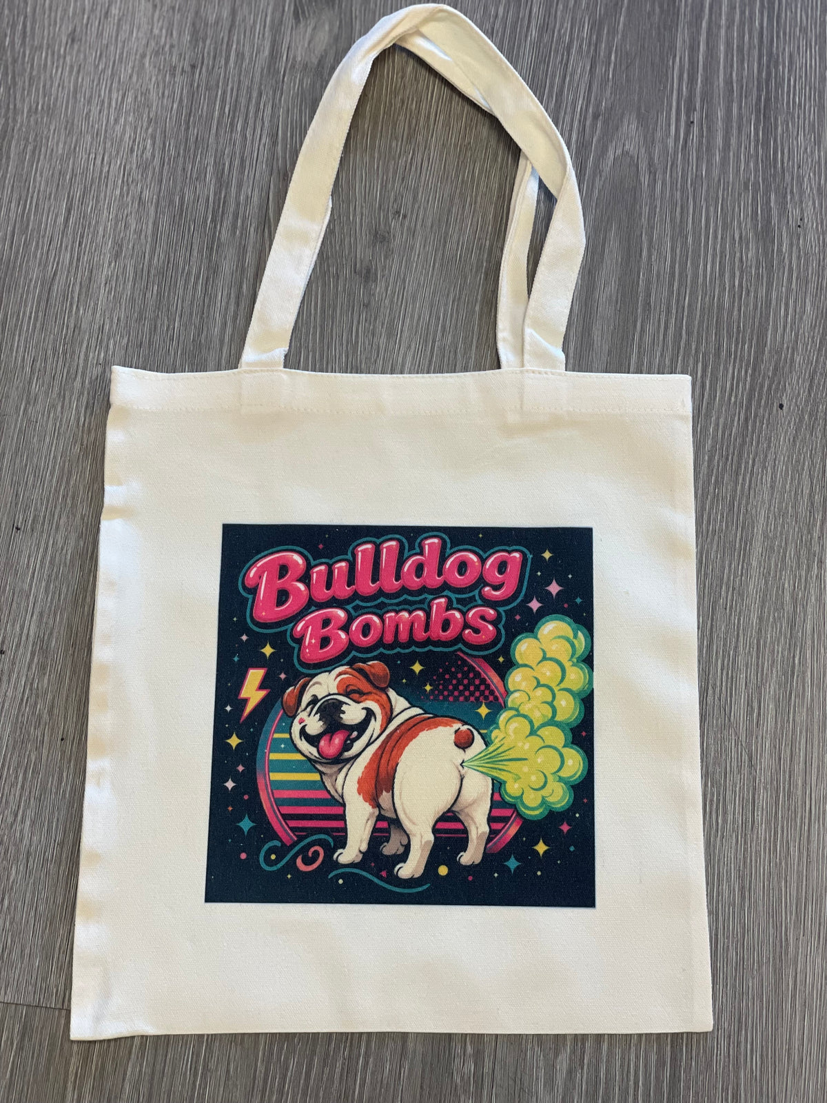 Bulldog tote bag