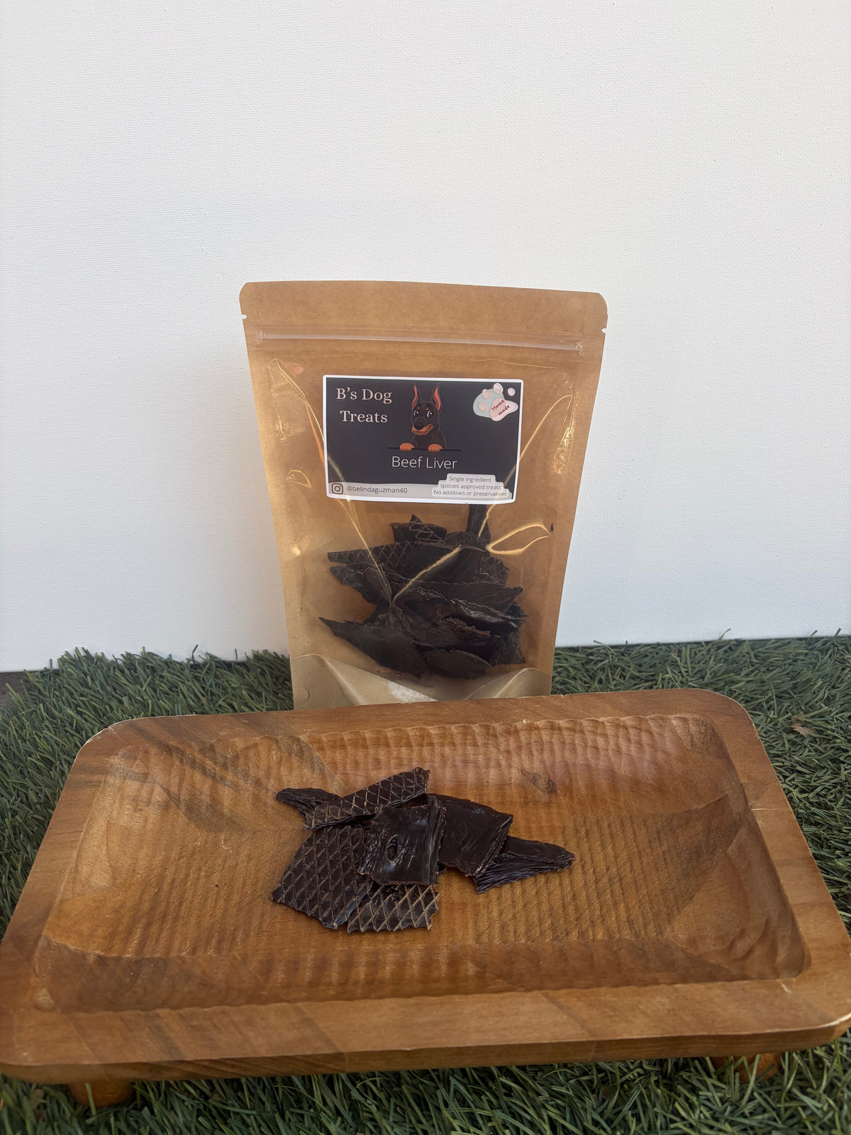 B’s dog treats Beef liver