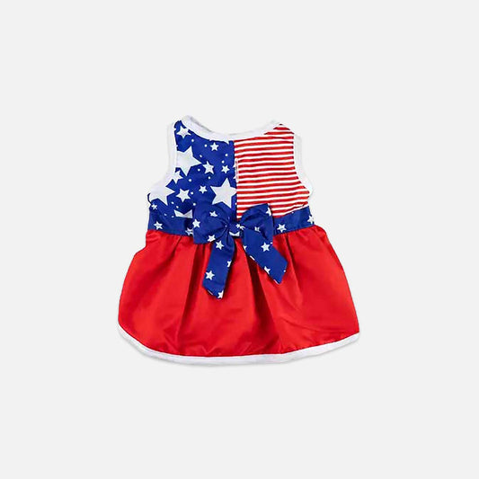 Stylish Americana Flag Pet Dress