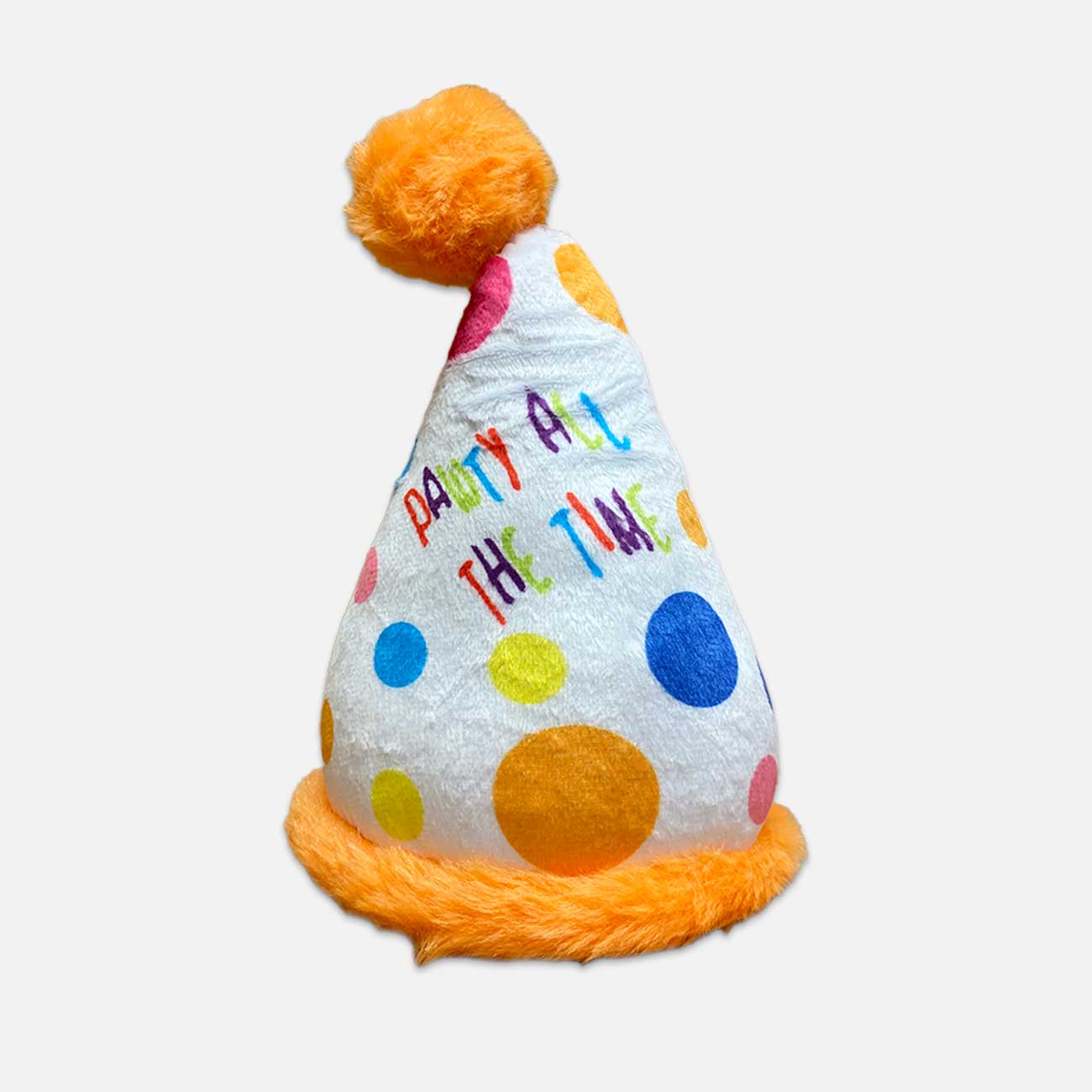 Happy Birthday Party Hat Chew Toy - Designed for Birthday Celebrations for Pets