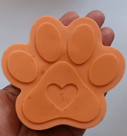 Orange/Green KaziRokz LLC  Shampoo Conditioner soap bar, Medium