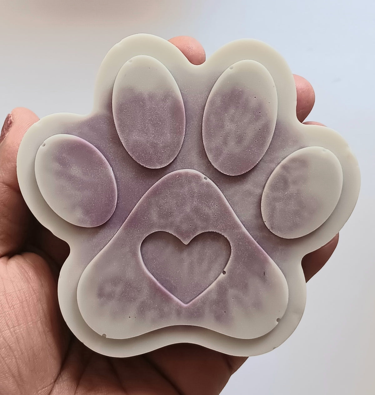 White, Purple, brown KaziRokz LLC  Shampoo Conditioner soap bar, Medium