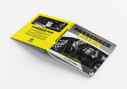 Yellow Black And White  Book, 8.5 x 8.5
