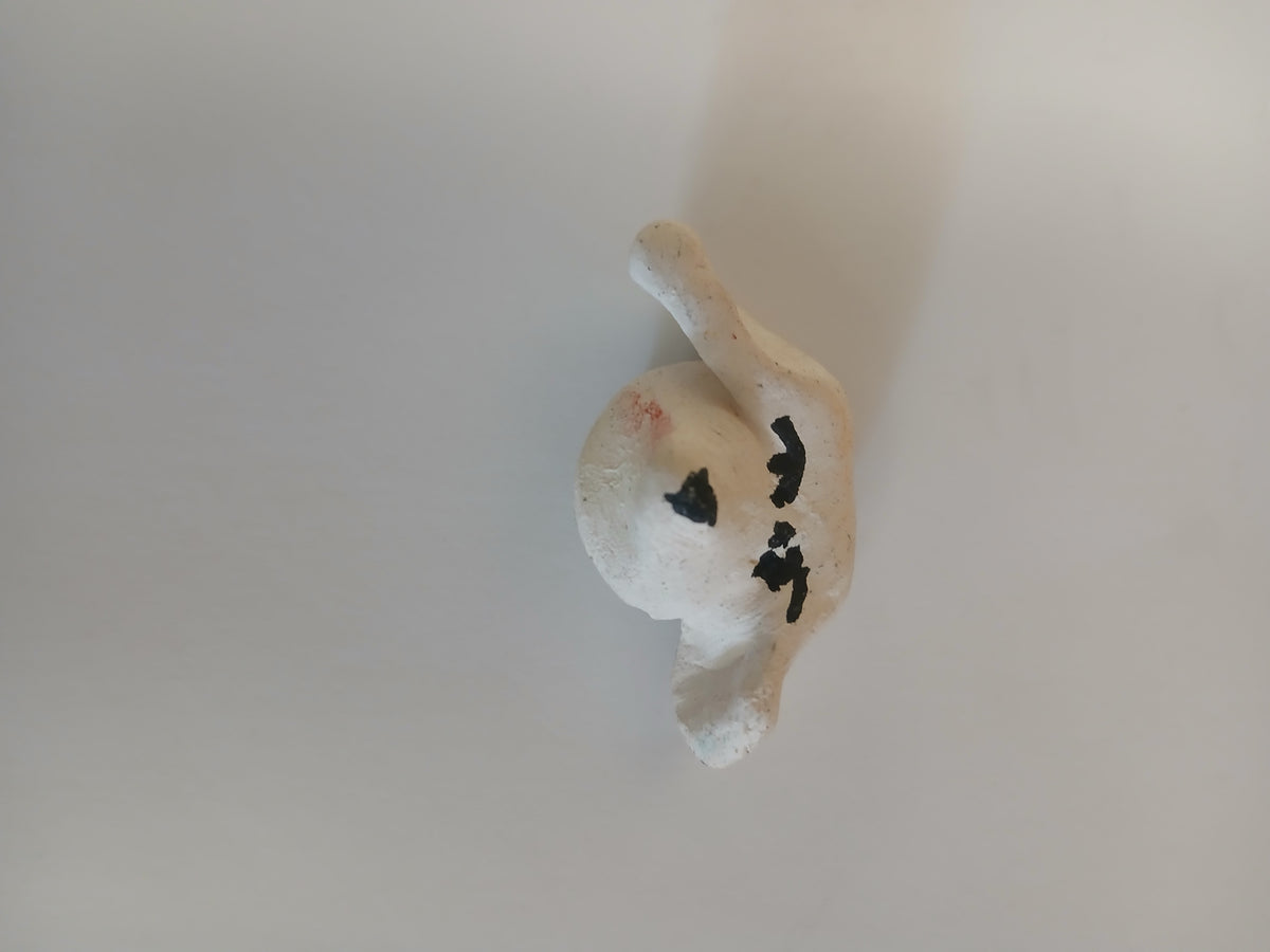 Dog Face Magnet: White With Long Ears