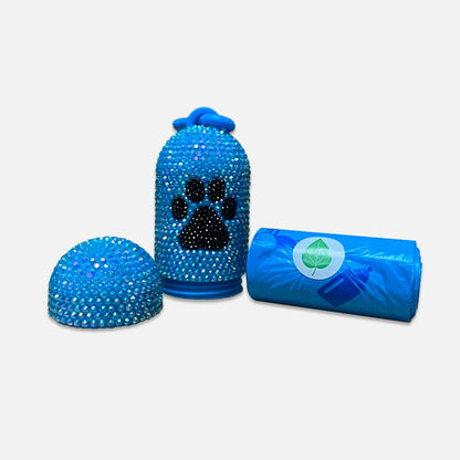 Bedazzled Pet Waste Bag Carrier