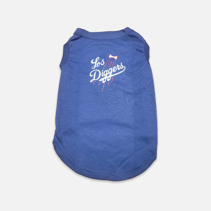 "Los Diggers" Pet Apparel Shirts - Los Angeles Dodgers Inspired Custom Pet Shirts