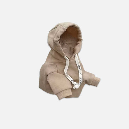 Plain Leisure Sports Style Pet Hoodie