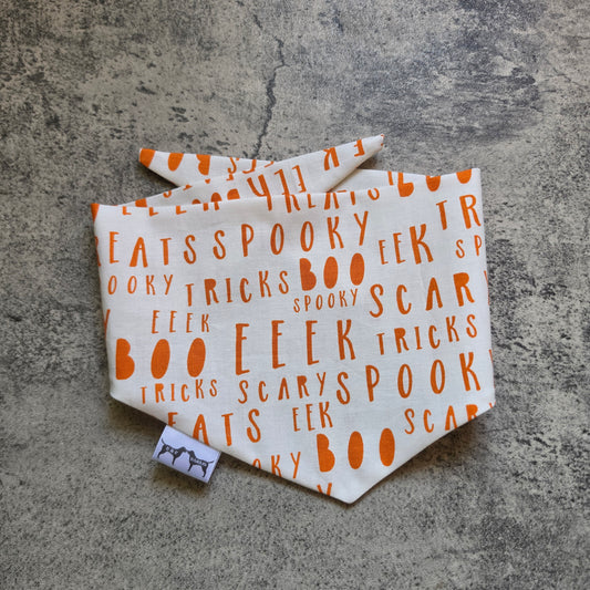 Tie On Halloween Words S