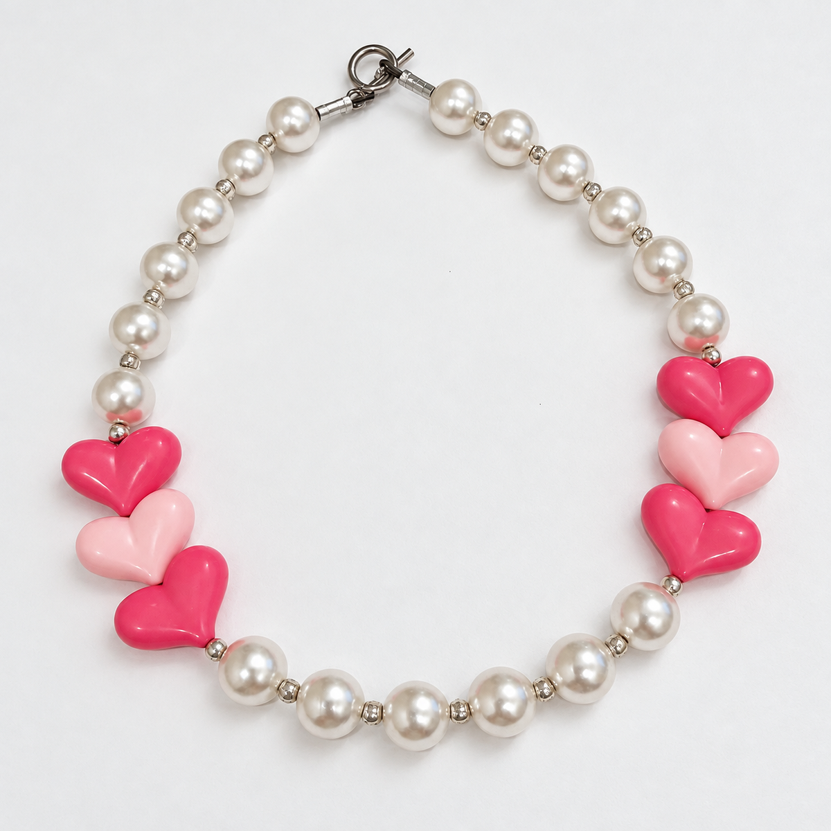 Mama Diors Beads Pet Necklace - Sweetheart, 13”