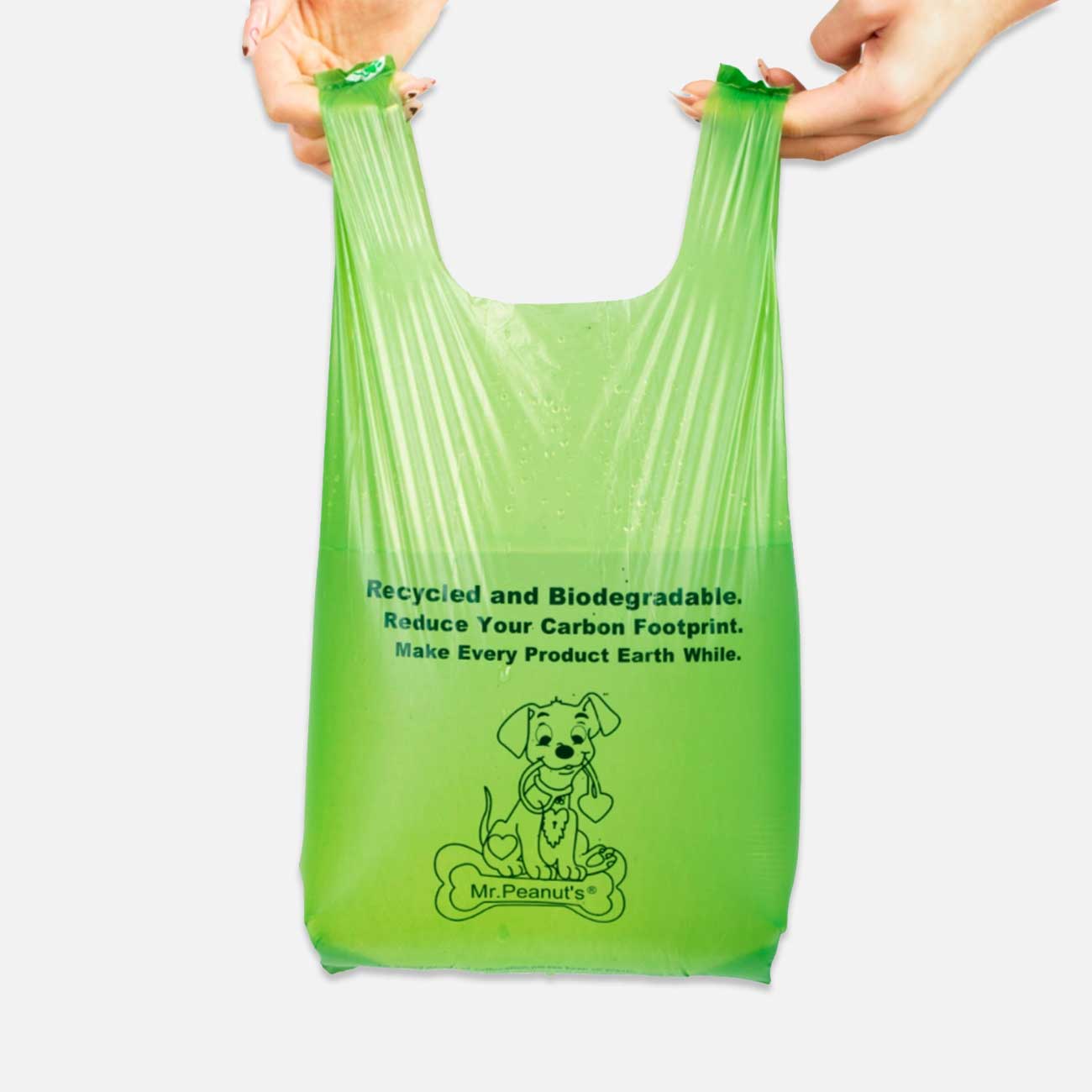 Eco-Friendly Mr. Peanut's Biodegradable Pet Waste Bags