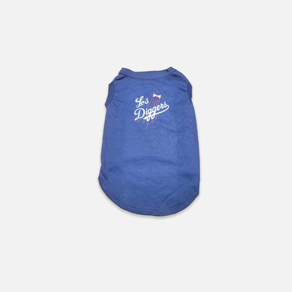 "Los Diggers" Pet Apparel Shirts - Los Angeles Dodgers Inspired Custom Pet Shirts