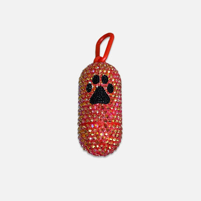 Bedazzled Pet Waste Bag Carrier