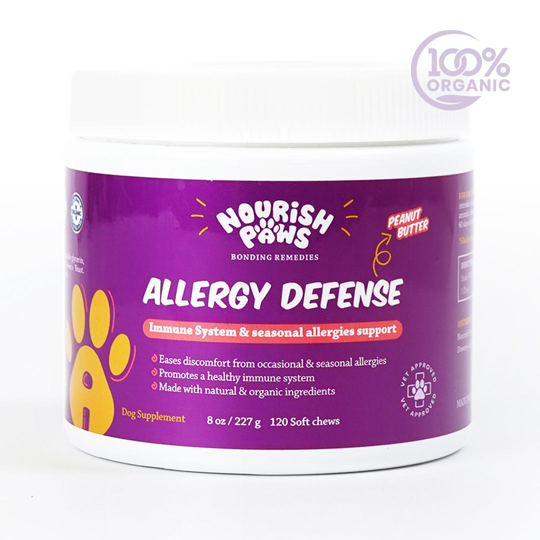 Organic Allergy Defense 120 chews Jar