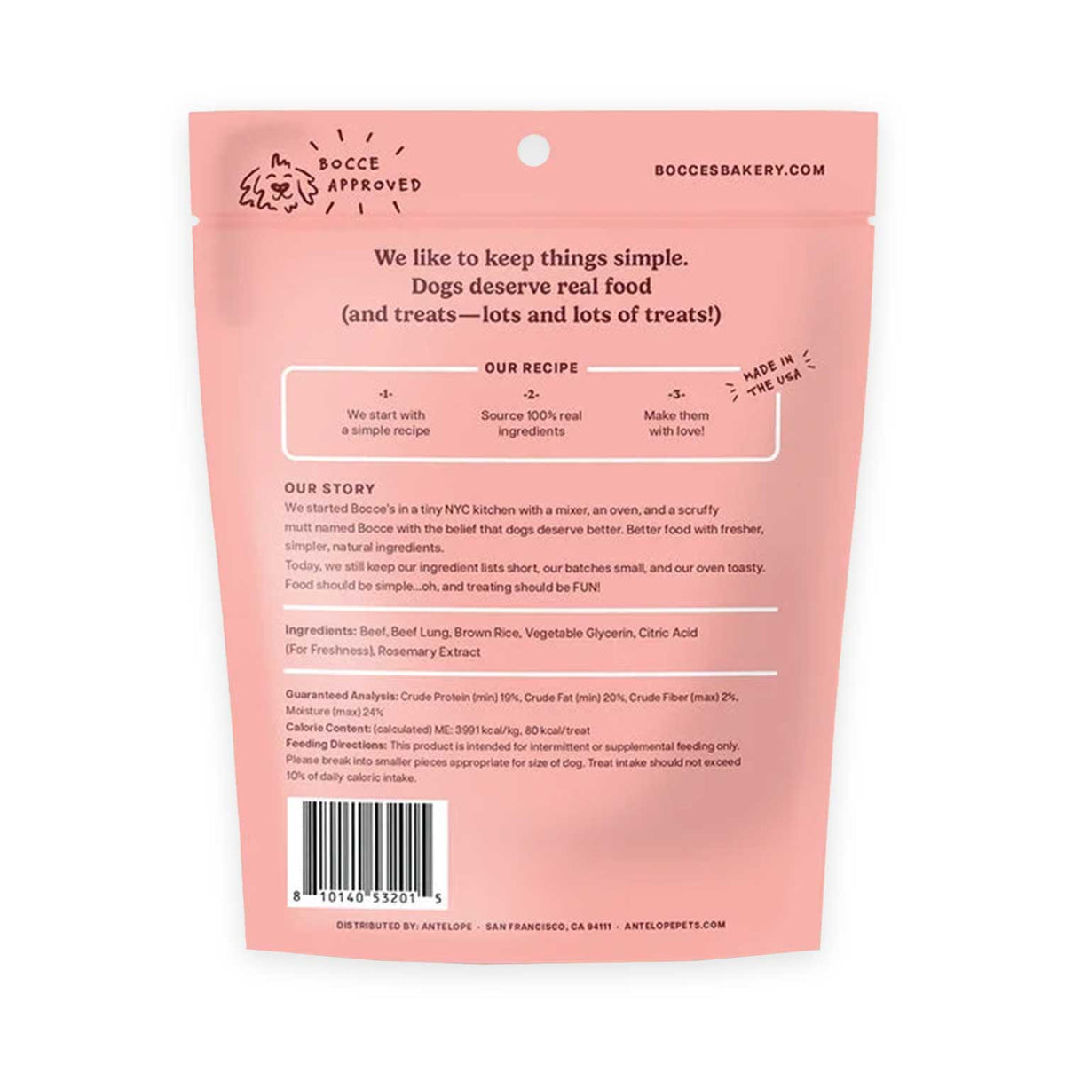 Beefin' Up Protein Jerky Cuts – 5 oz Dog Treats