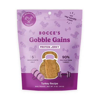 Gobble Gains Protein Jerky Cuts – 5 oz Dog Treats