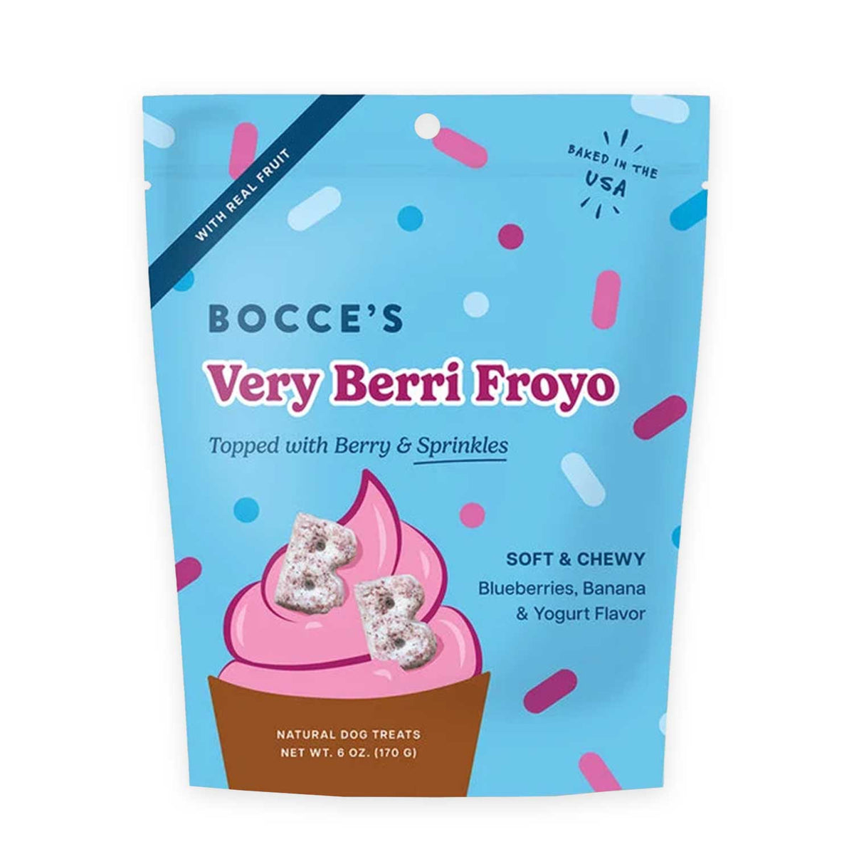 Very Berri Froyo Soft & Chewy – 6 oz Soft & Chewy Dog Treats