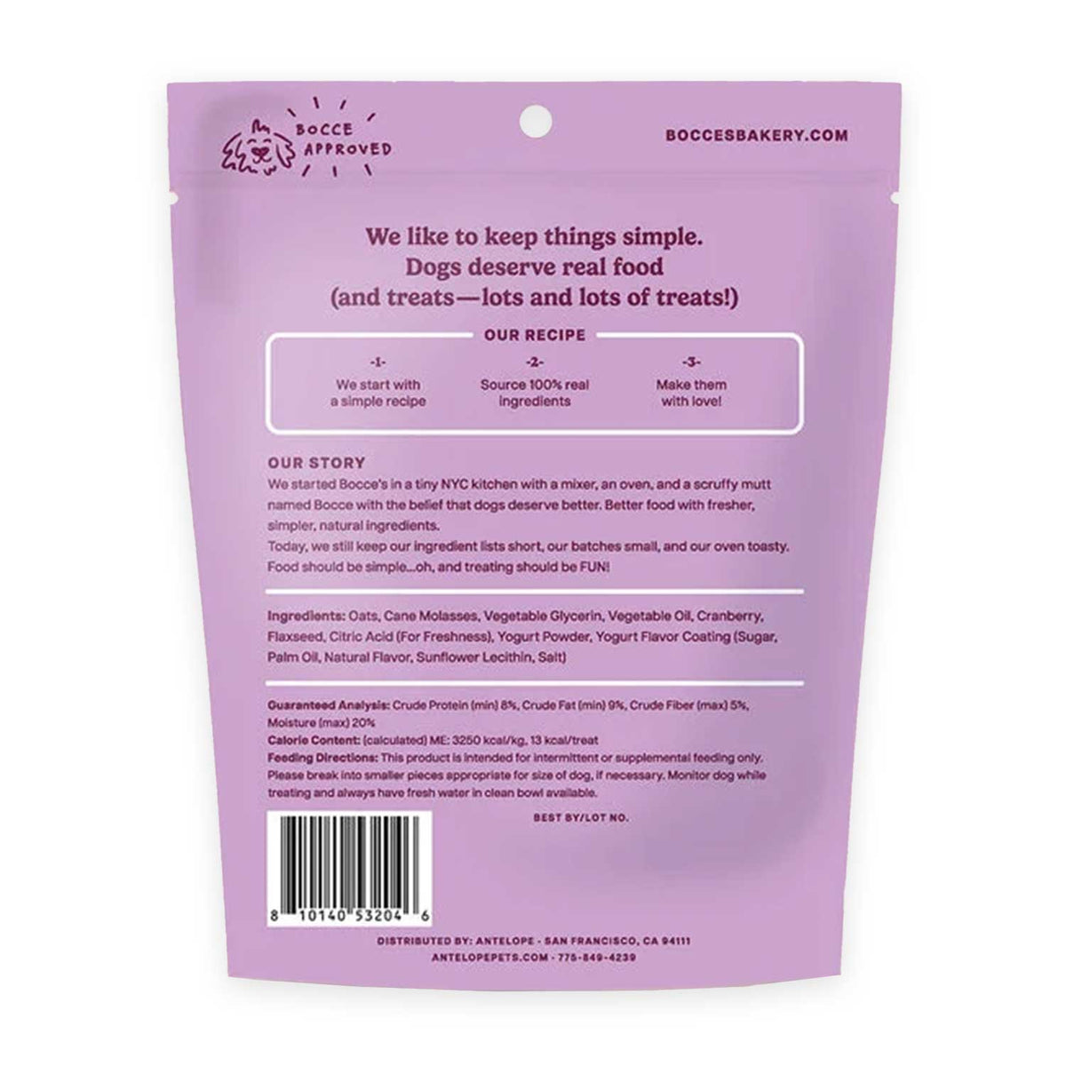Wild Cran Froyo Soft & Chewy – 6 oz Soft & Chewy Dog Treats