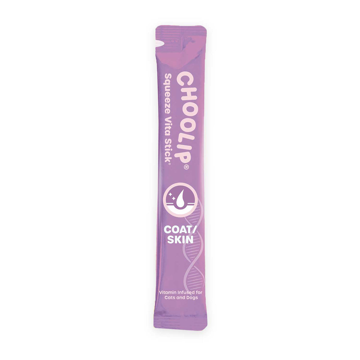 Choolip Vita Stick Skin and Coat Support Lickable Treats for Cats & Dogs
