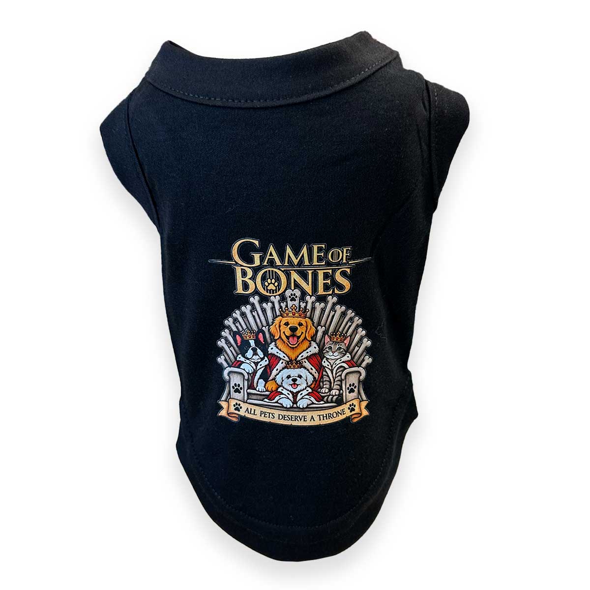 Game of Bones Pet Shirt – Custom Pet Apparel