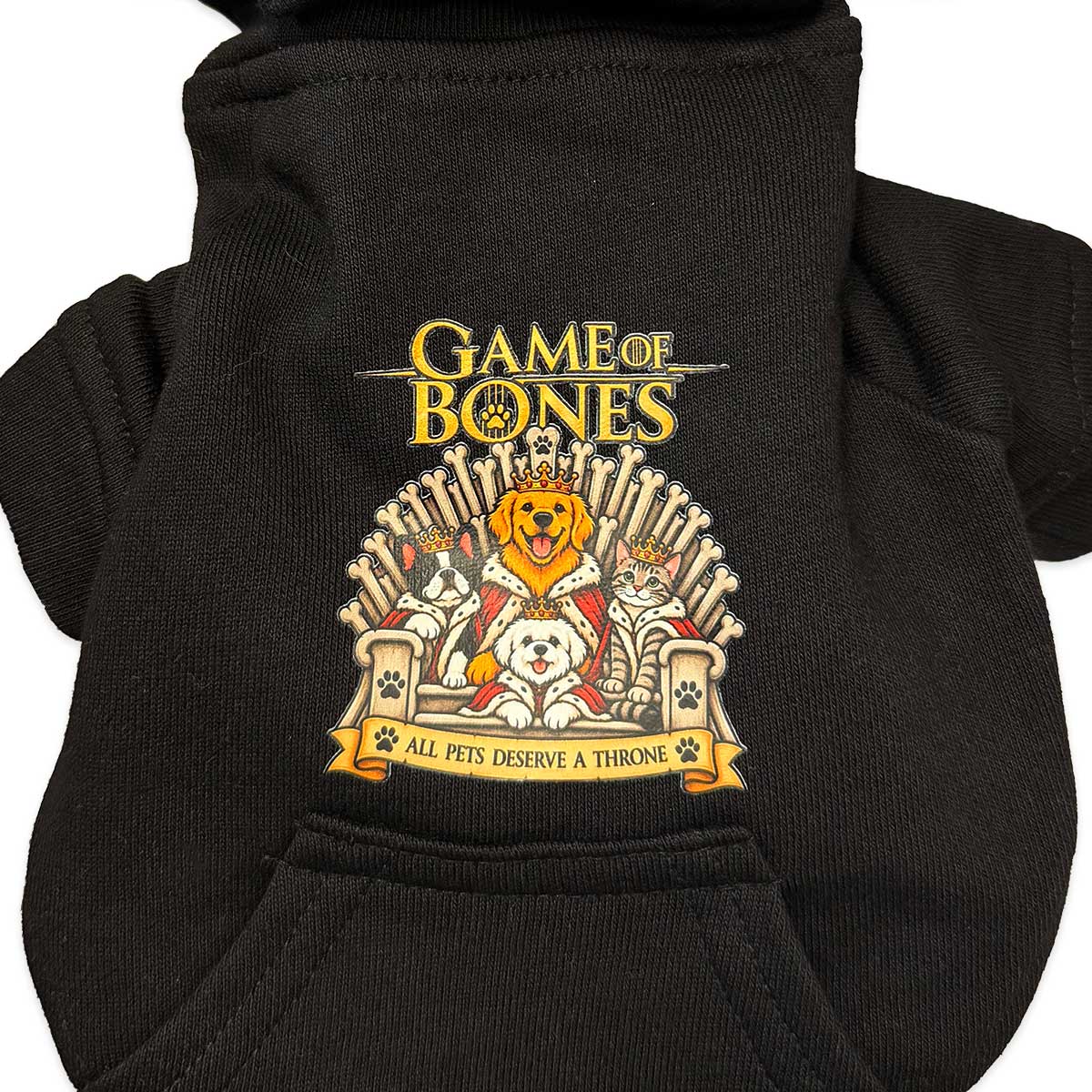 Game of Bones Pet Sweatshirt – Custom Pet Apparel