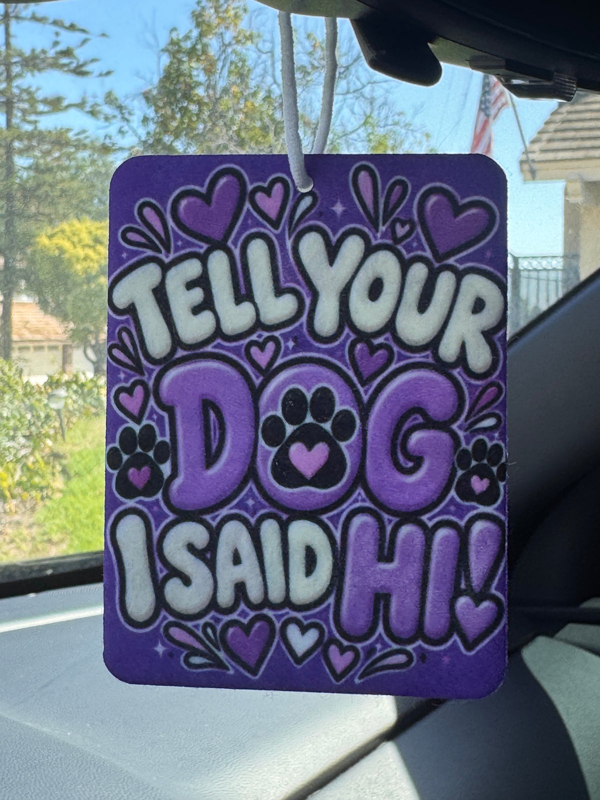 Purple Cositas and Creations Air Freshener, 3x4