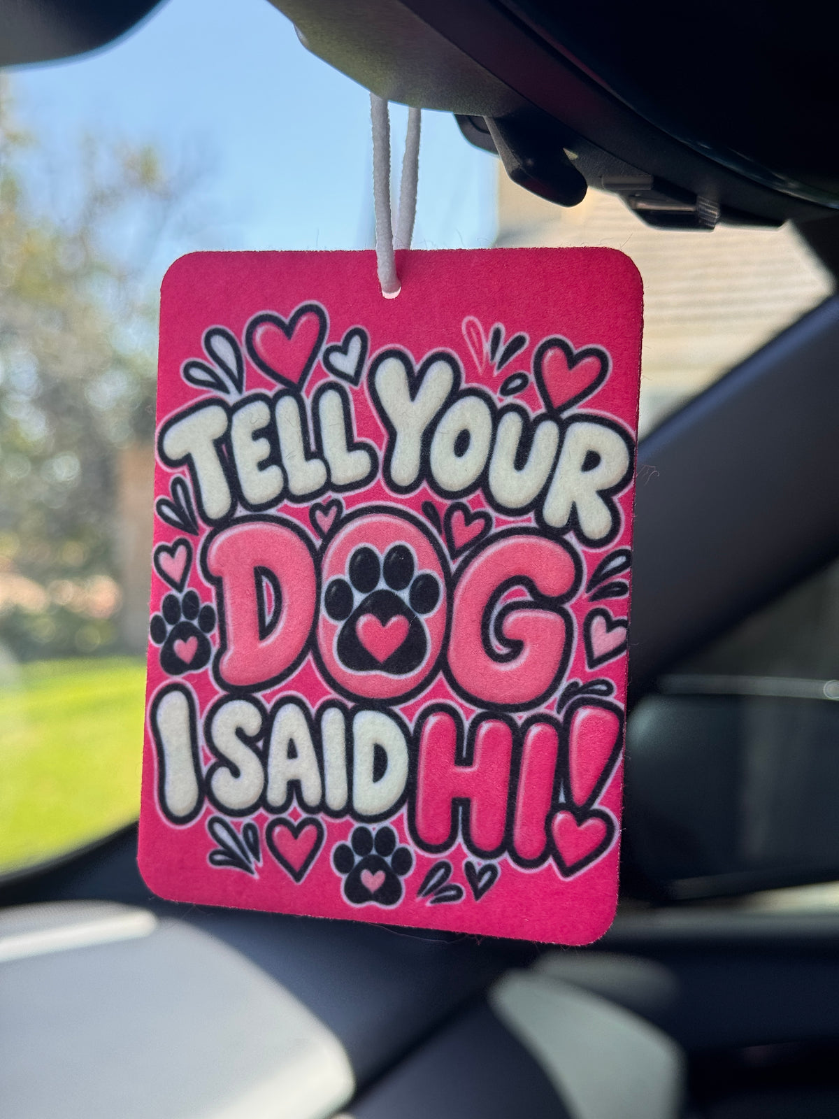 Pink Cositas and Creations Air Freshener, 3x4