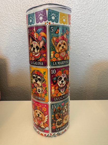 Colorful Cositas and Creations Tumbler, 3x3
