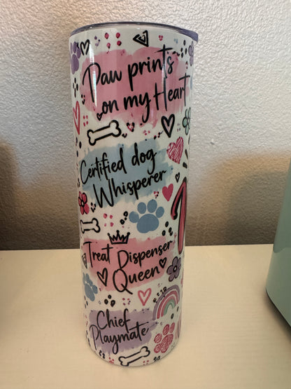 Colorful Cositas and Creations Tumbler, 20 ounces