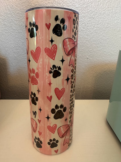 Pink Cositas and Creations Tumbler, 20 ounces