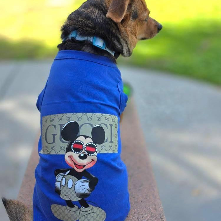 Mickey Dog T-Shirt – Designer Inspired Cartoon Pet Shirt