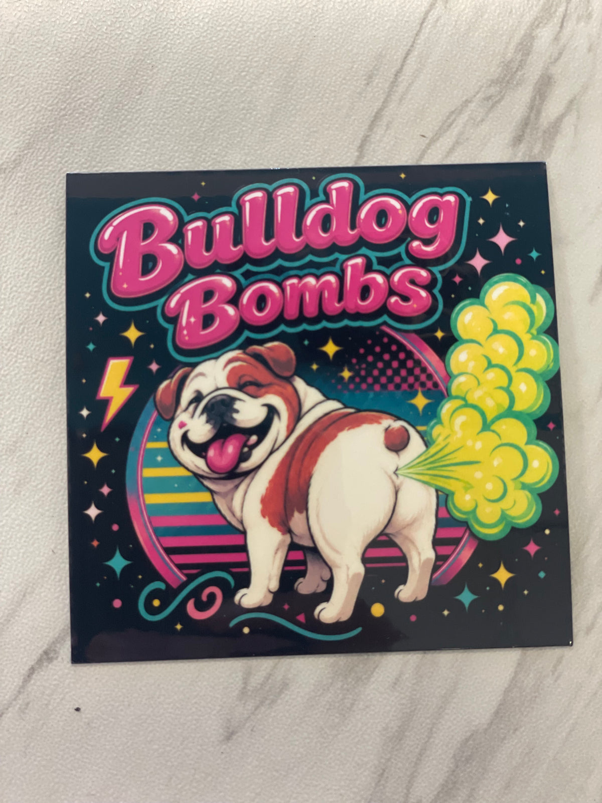 Bull Dog Sticker, Large