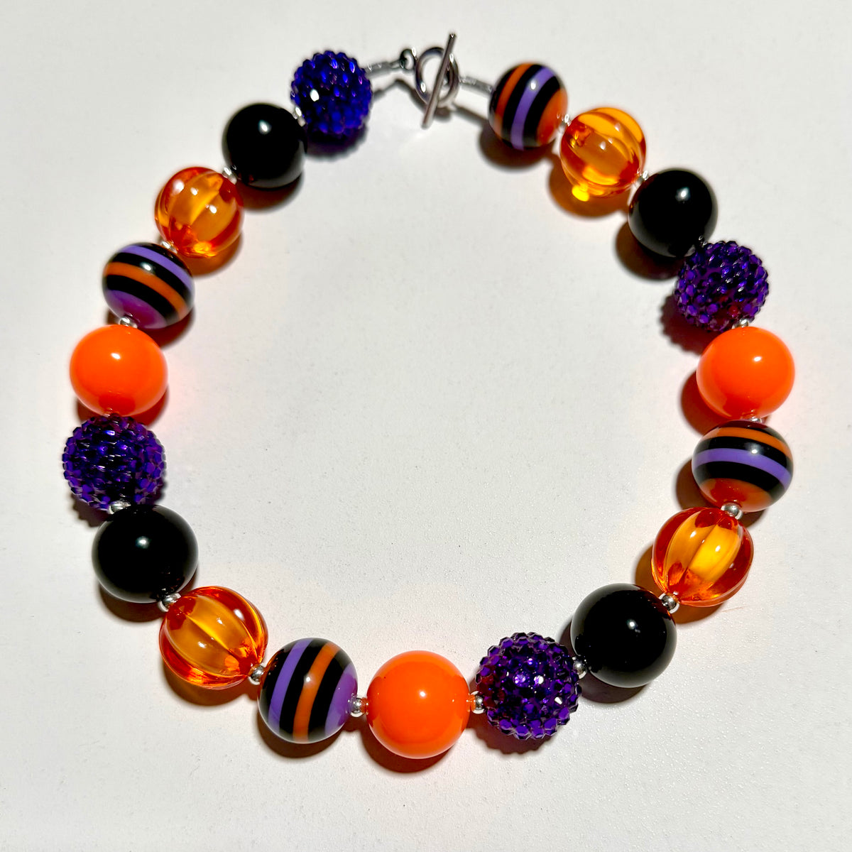 Mama Diors Beads Halloween Pet Necklace - Hocus Pocus, 12”