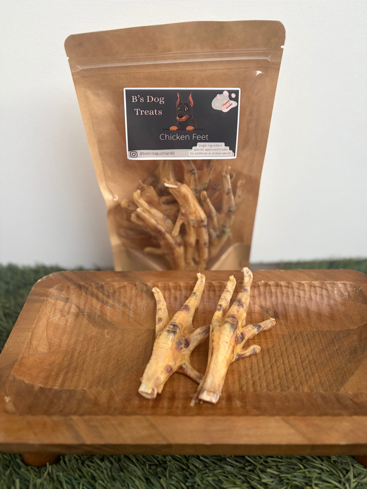 B’s dog treats  Chicken feet