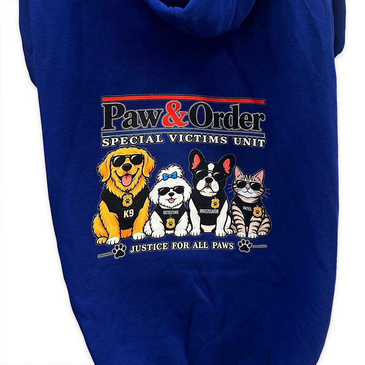 Paw and Order Pet Sweatshirt – Custom Pet Apparel
