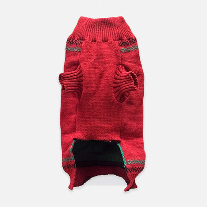 Rudolph Pet Sweater – Festive Holiday Knitwear for Small Dog Breeds