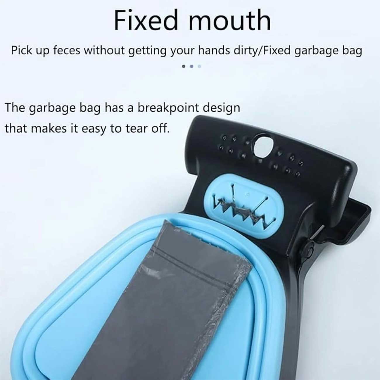 Travel Poop Scooper – Portable Waste Picker with Built-in Bag Dispenser