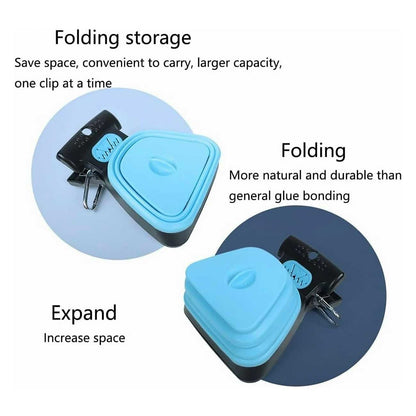 Travel Poop Scooper – Portable Waste Picker with Built-in Bag Dispenser